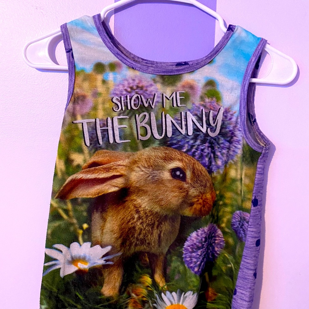 Show me the bunny tank top and shorts pj set.